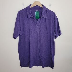 NWT Stitch Fix Grayers | Noam Jersey Polo Shirt in Purple Size XL 100% Cotton